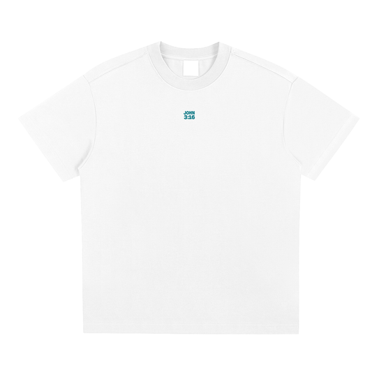 "Jesus Is King" White Oversized Tee UK