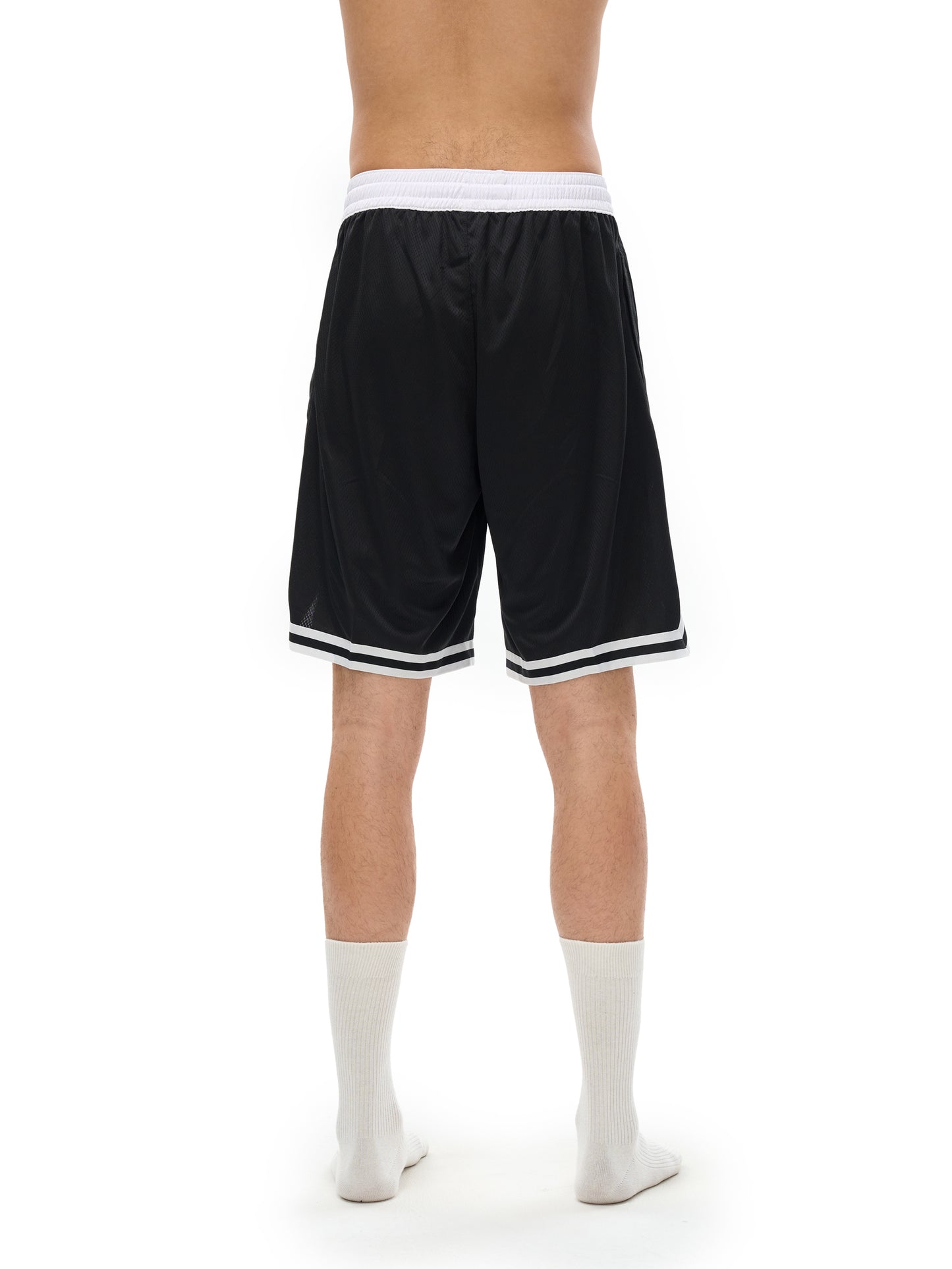 "He Is Risen" Black Basketball Shorts